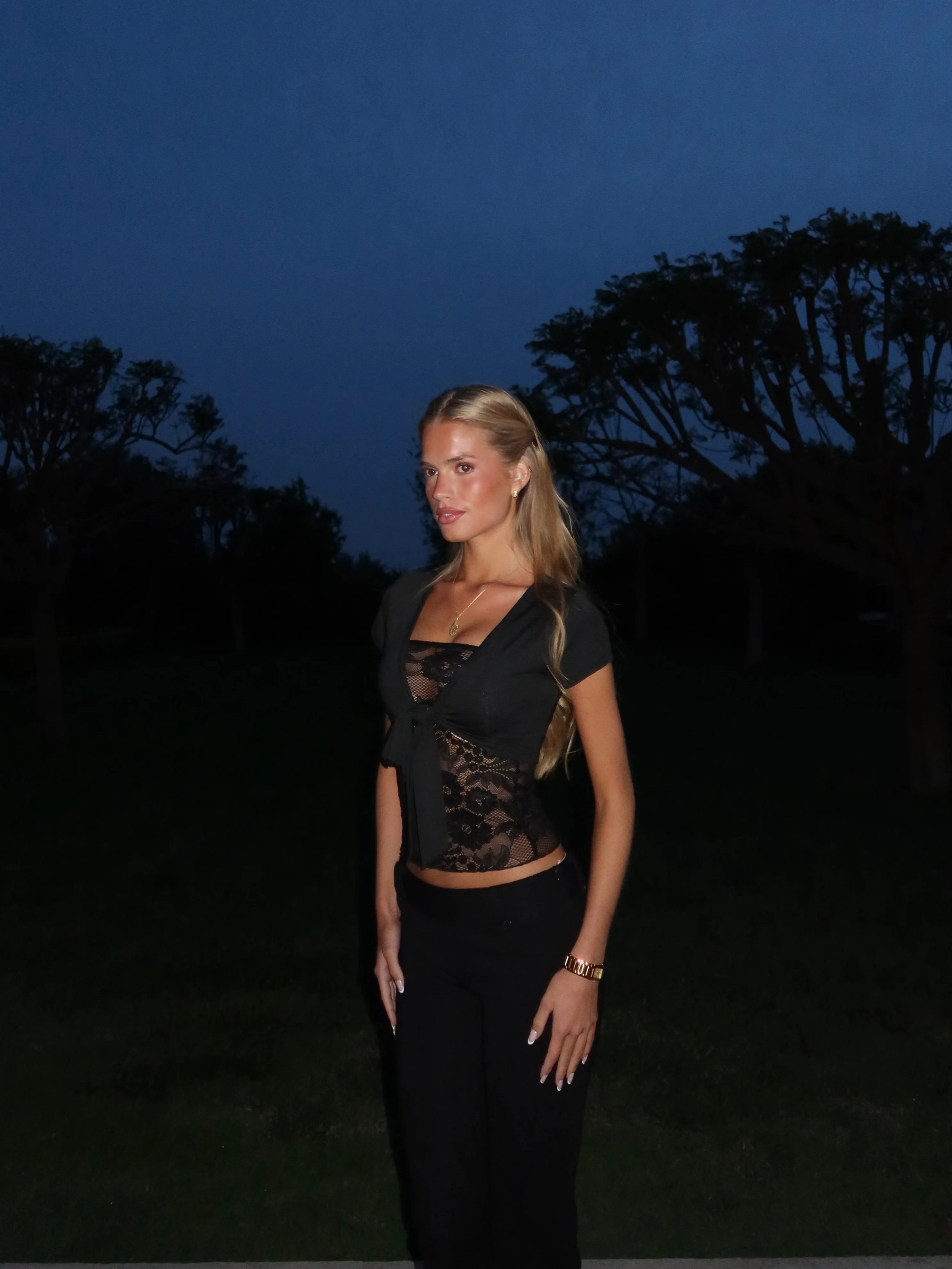 Bolero lace top - sort - Image 5