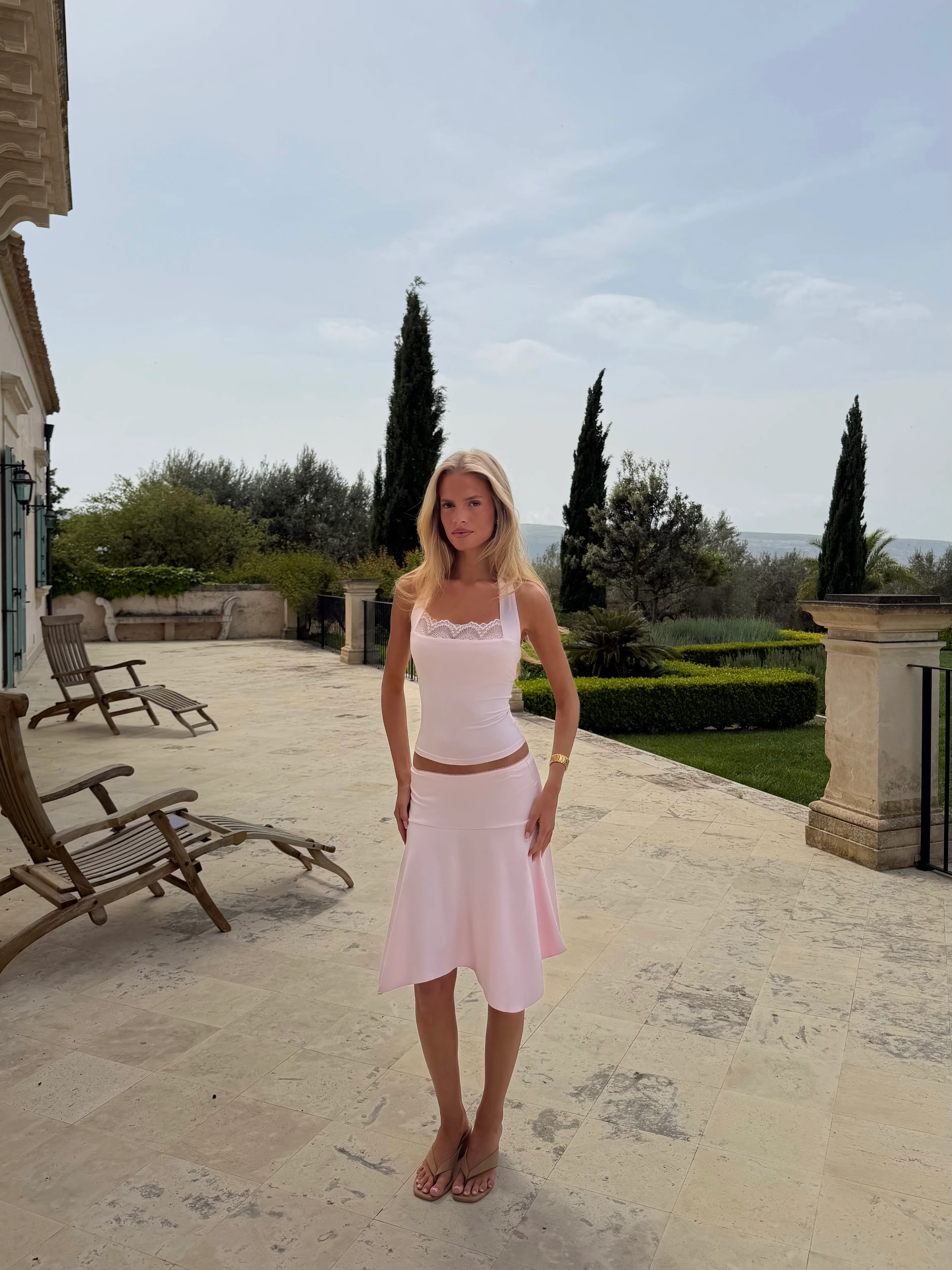 Elia lace top - lyserød - Image 13