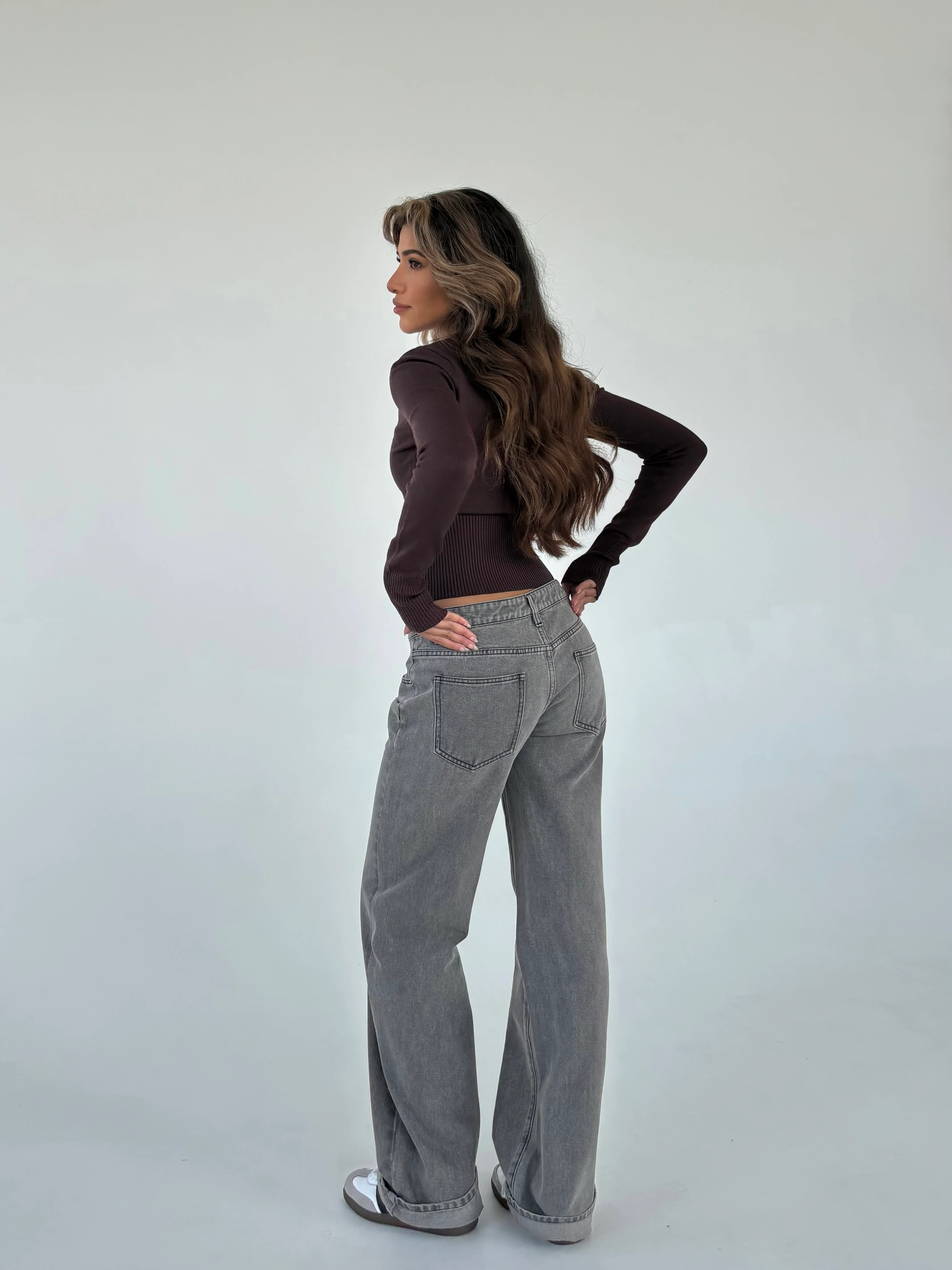 Jolie jeans - lys grå - Image 2