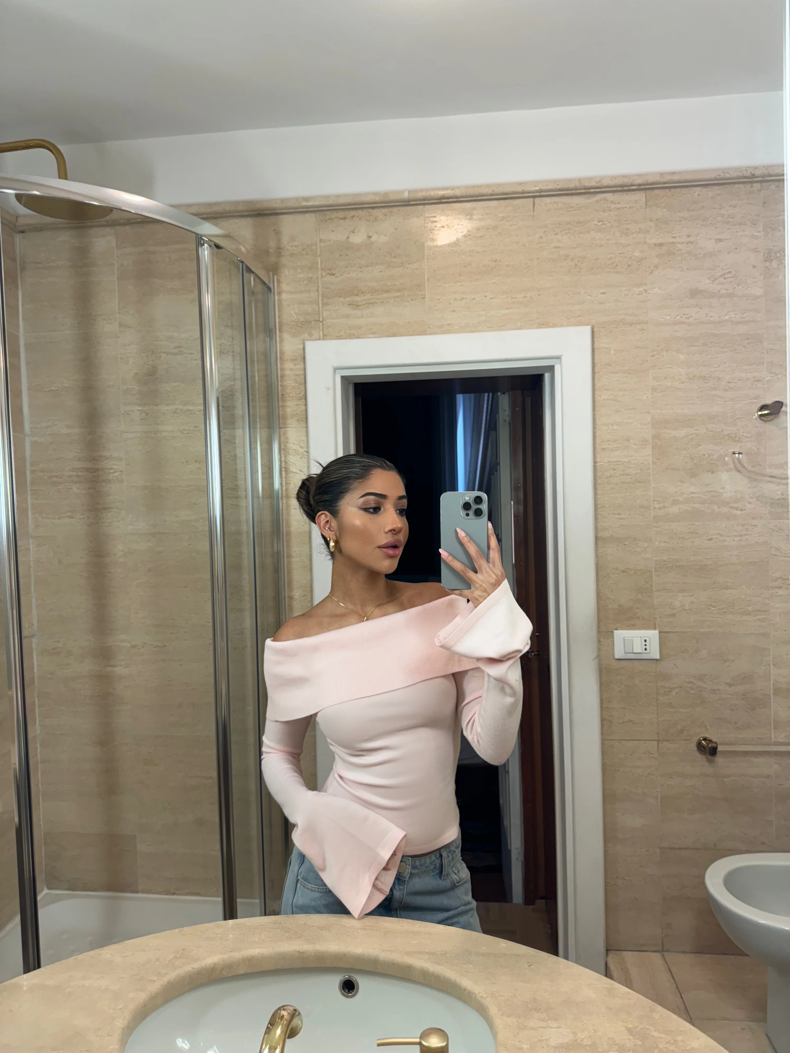 Kaia knit top - lyserød - Image 9