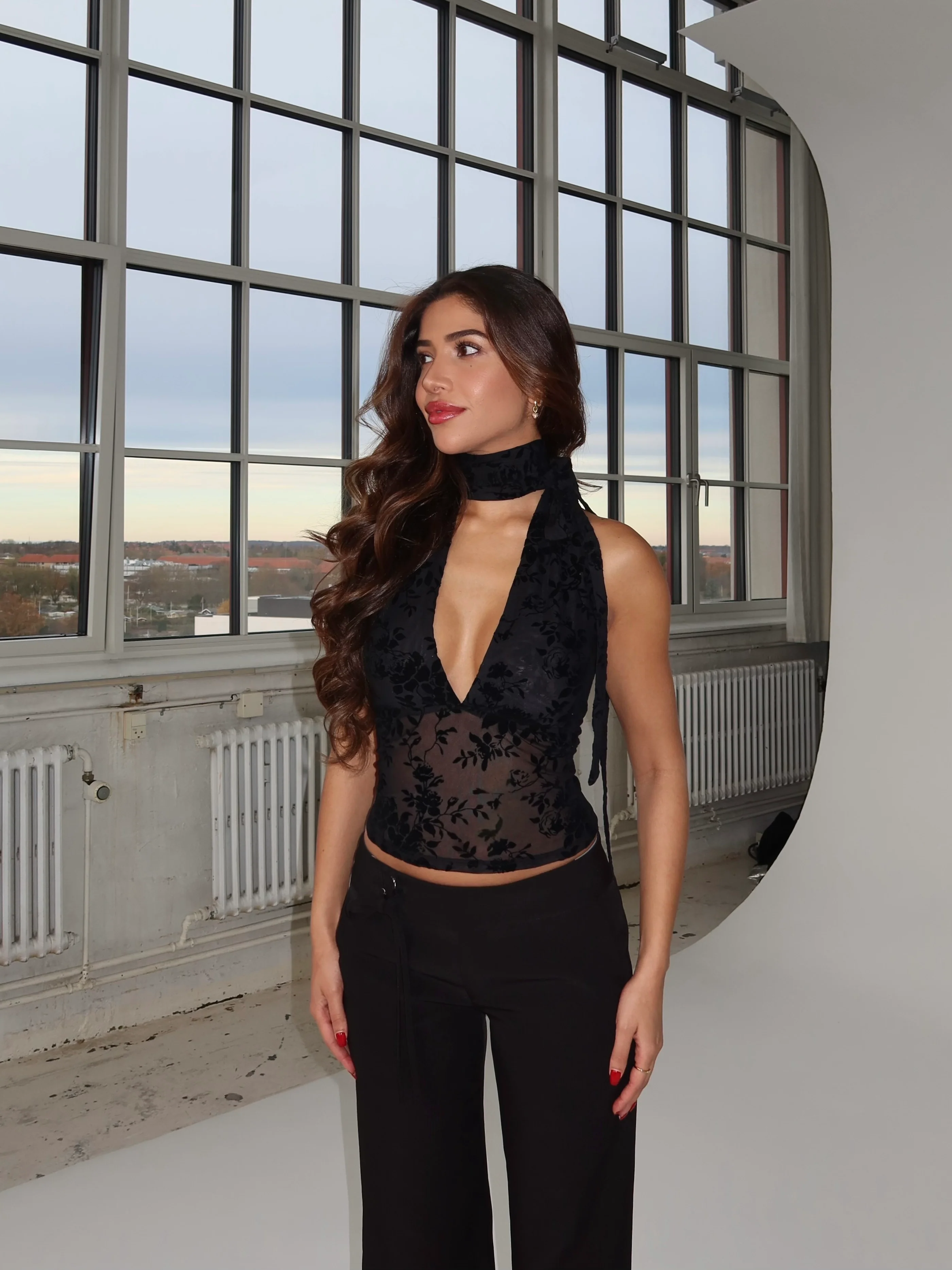 Mila multi rose top - sort - Image 2