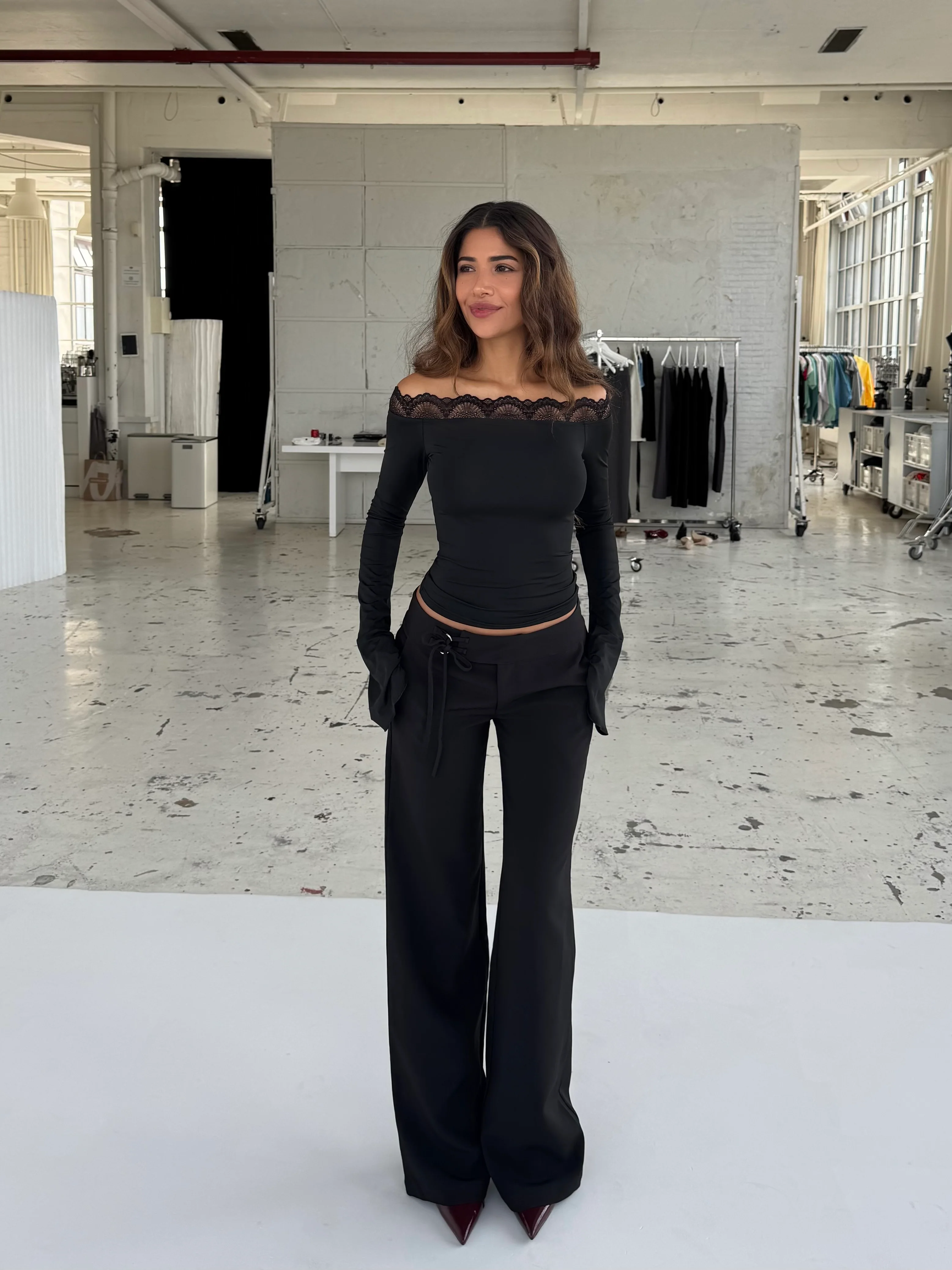 Bari basic lace top - sort - Image 5