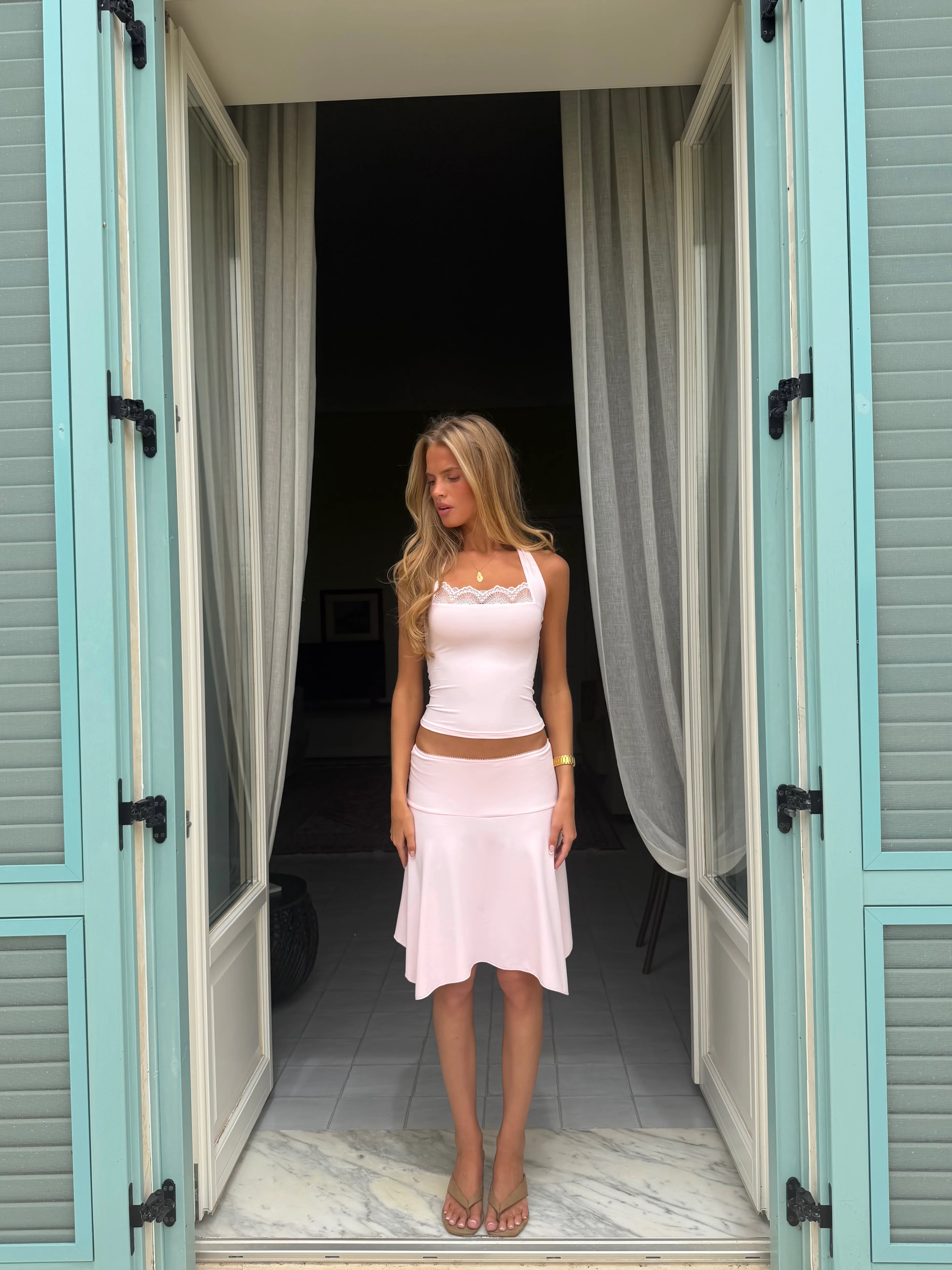 Elia lace top - lyserød - Image 11